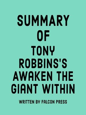 cover image of Summary of Tony Robbins's Awaken the Giant Within